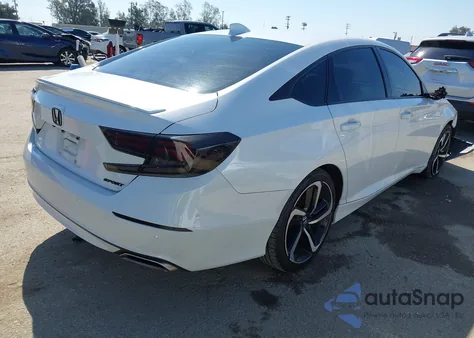 2020 Honda Accord Sport из США, поврежденный, VIN 1HGCV1F38LA096935